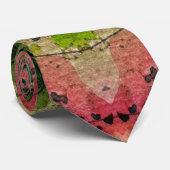 Wasserfarbe und Tinte Abstrakter Impressionismus Krawatte (Gerollt)