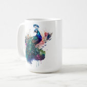 Wasserfarbe und Tinte Peak Kaffeetasse (Vorderseite Links)