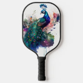 Wasserfarbe und Tinte Pickleball Schläger (Vorderseite)