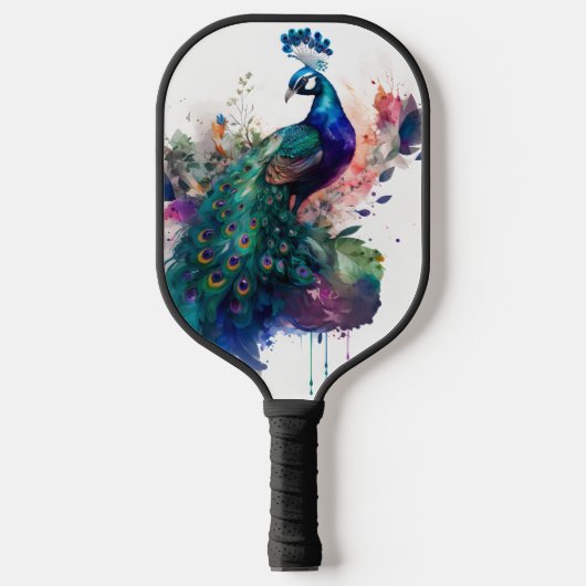 Wasserfarbe und Tinte Pickleball Schläger (Vorderseite)
