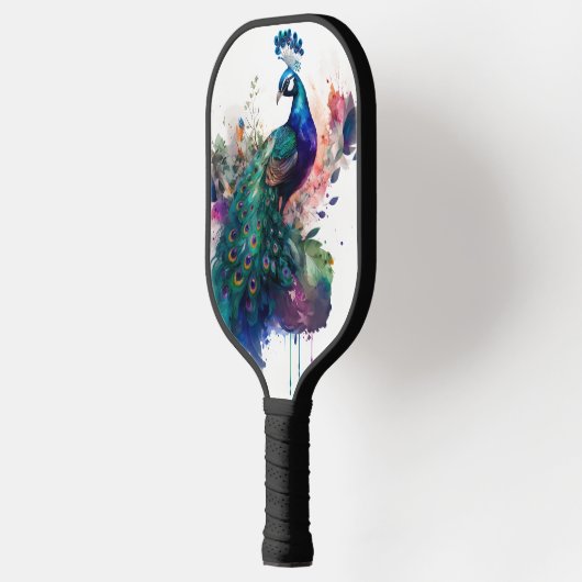 Wasserfarbe und Tinte Pickleball Schläger (Links)