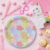 Wasserfarbe unter dem Meer Clownfisch Pappteller (Party)