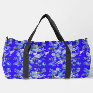 Wasserfarbe unter dem Meer Duffle Bag