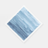 Wasserfarbe unter dem Meerespapier Napkins Serviette (Ecke)
