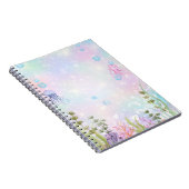 Wasserfarbe unter dem Meerjungfrau-Notebook Notizblock (Rechte Seite)