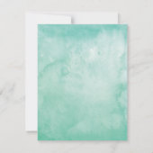 Wasserfarbe unter den Palmen | SAVE THE DATE (Rückseite)