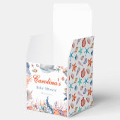Wasserfarbe unter der Babydusche des Meeres Geschenkschachtel (Geöffnet)