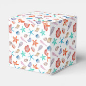 Wasserfarbe unter der Babydusche des Meeres Geschenkschachtel (Rückseite)