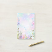 Wasserfarbe unter der Meerespost - Anmerkungen Post-it Klebezettel (Auf Schreibtisch)