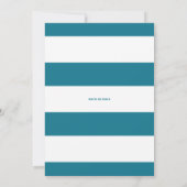 Wasserfarbe unter der Online-Kinderdusche des Meer Einladung (Rückseite)