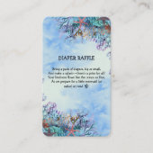 Wasserfarbe unter der Sea Wonder Babydusche Begleitkarte (Vorderseite)