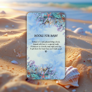 Wasserfarbe unter der Sea Wonder Babydusche Begleitkarte