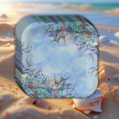 Wasserfarbe unter der Sea Wonder Babydusche Pappteller