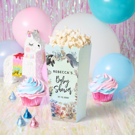 Wasserfarbe unter der wasserneutralen Babydusche Geschenkschachtel (Party)