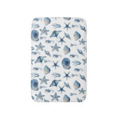 Wasserfarbe unter Meeresmuster Badematte (Vorderseite Vertikal)