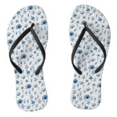 Wasserfarbe unter Meeresmuster Badesandalen (Fußbett)
