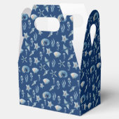 Wasserfarbe unter Meeresmuster Geschenkschachtel (Geöffnet)