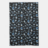 Wasserfarbe unter Meeresmuster Geschirrtuch (Vertikal)