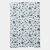 Wasserfarbe unter Meeresmuster Geschirrtuch (Vertikal)