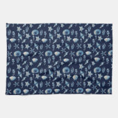 Wasserfarbe unter Meeresmuster Geschirrtuch (Horizontal)