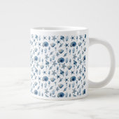 Wasserfarbe unter Meeresmuster Jumbo-Tasse (Rechts)