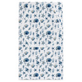 Wasserfarbe unter Meeresmuster Kleine Geschenktüte (Rückseite)