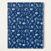 Wasserfarbe unter Meeresmuster Planer (Rückseite)