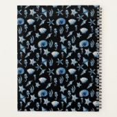 Wasserfarbe unter Meeresmuster Planer (Rückseite)