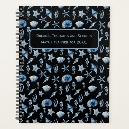 Wasserfarbe unter Meeresmuster Planer (Vorderseite)