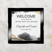 Wasserfarbe Vanessa Schwarz-Weiß-Canvas Print Leinwanddruck