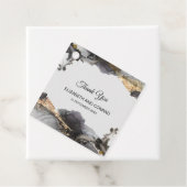 Wasserfarbe Vanessa Schwarz-Weiß Geschenkanhänger (Beispiel)