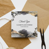 Wasserfarbe Vanessa Schwarz-Weiß Geschenkanhänger