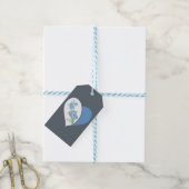Wasserfarbe Vergessene Blume Geschenkanhänger (Mit Garn)