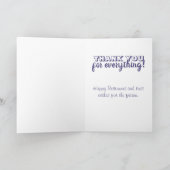 Wasserfarbe Vergiss nie den Unterschied, den du ge Karte (Innenseite)