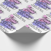 Wasserfarbe Vergiss nie die Bezahlung Geschenkpapier (Ecke)