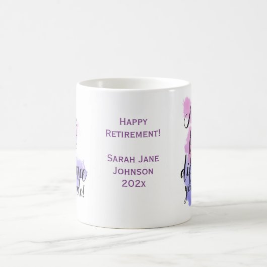 Wasserfarbe Vergiss nie die Differenzrente Kaffeetasse (Mittel)