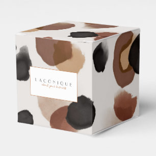 Wasserfarbe   Vielen Dank   Leoparddruck Geschenkschachtel