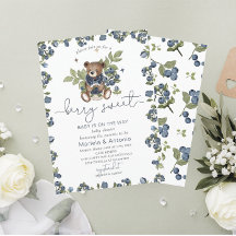 Wasserfarbe Vintag Teddy Berry Sweet Baby Dusche