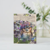 Wasserfarbe Vintage Hülle Postkarte (Stehend Vorderseite)