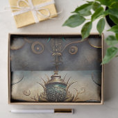 Wasserfarbe Vintage Meerestotem-Schildkröte Seidenpapier (Geschenk)