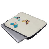 Wasserfarbe Vintage Schmetterlinge. Odilon Redon Laptopschutzhülle (Vorne Knopf)