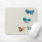 Wasserfarbe Vintage Schmetterlinge. Odilon Redon Mousepad (Mit Mouse)