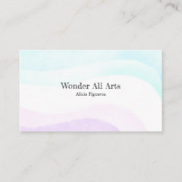 Wasserfarbe Visitenkarte