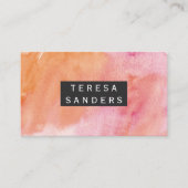 Wasserfarbe Visitenkarte (Vorderseite)