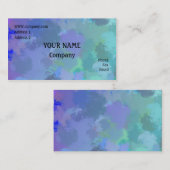 Wasserfarbe Visitenkarte (Vorne/Hinten)