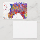 Wasserfarbe Visitenkarte (Vorne/Hinten)