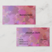 Wasserfarbe Visitenkarte (Vorne/Hinten)