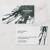 Wasserfarbe Visitenkarte (Vorne/Hinten)