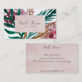 Wasserfarbe Visitenkarte (Vorne/Hinten)