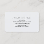 Wasserfarbe Visitenkarte (Rückseite)